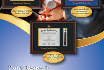 6″ x 11″ Postcard to Georgia State University Graduates (Portrait Layout)
