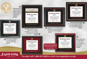 11″ x 17″ Brochure to University of Alabama Graduates Side Two