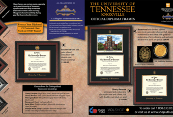 11″ x 17″ Brochure to University of Tennessee Graduates